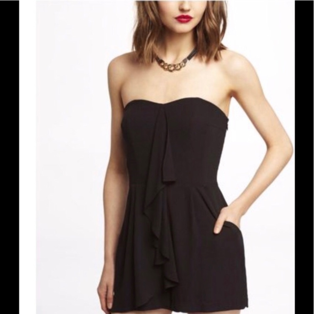 Black EXPRESS Ruffle Romper